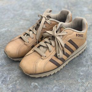 Tan K-Swiss Sneakers - Men 6